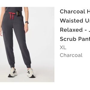 Figs Charcoal Scrub Pants